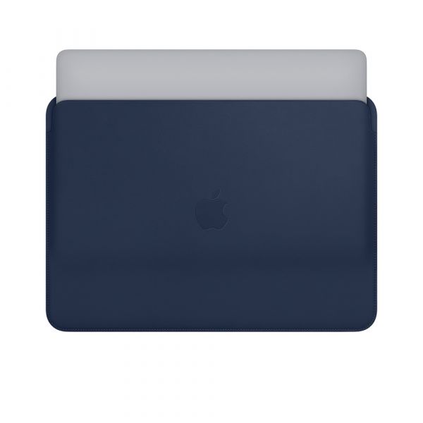Чехол-карман для MacBook Air 13" иMacBook Pro 13" - Apple Leather Sleeve - Midnight Blue (MRQL2)