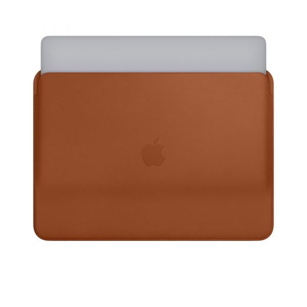 Чехол-карман для MacBook Air 13" иMacBook Pro 13" - Apple Leather Sleeve - Saddle Brown (MRQM2)