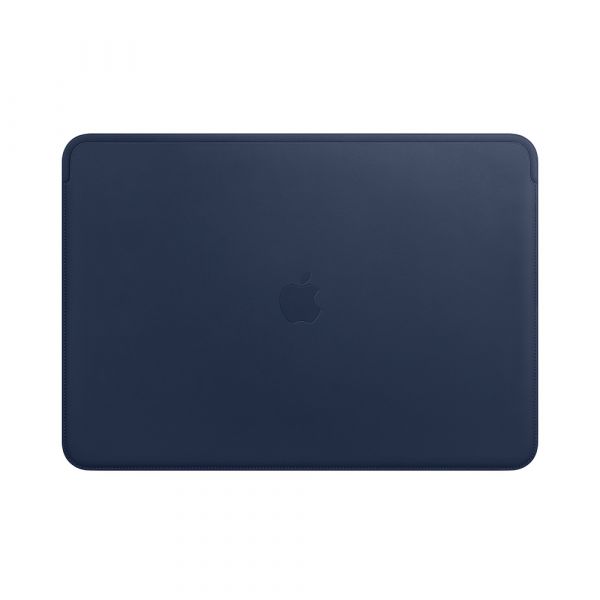 Чехол-карман для MacBook Pro 15" - Apple Leather Sleeve - Midnight Blue (MRQU2)