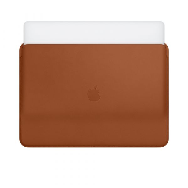 Чехол-карман для MacBook Pro 15" - Apple Leather Sleeve - Saddle Brown (MRQV2)