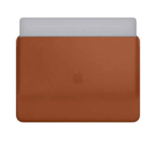 Чехол-карман для MacBook Pro 15" - Apple Leather Sleeve - Saddle Brown (MRQV2)
