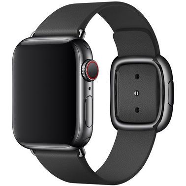 Ремешок для Apple Watch 38/40 mm - Apple Black Modern Buckle Small (MWRF2)