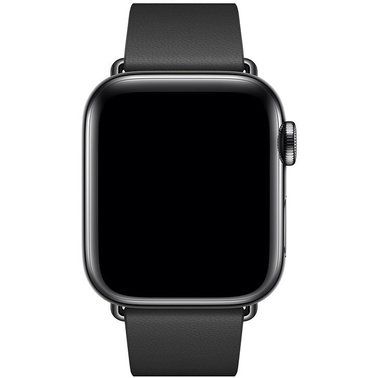 Ремешок для Apple Watch 38/40 mm - Apple Black Modern Buckle Small (MWRF2)