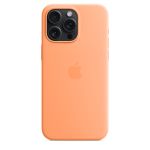 iPhone 15 Pro Silicone Case with MagSafe - Orange Sorbet (OEM)