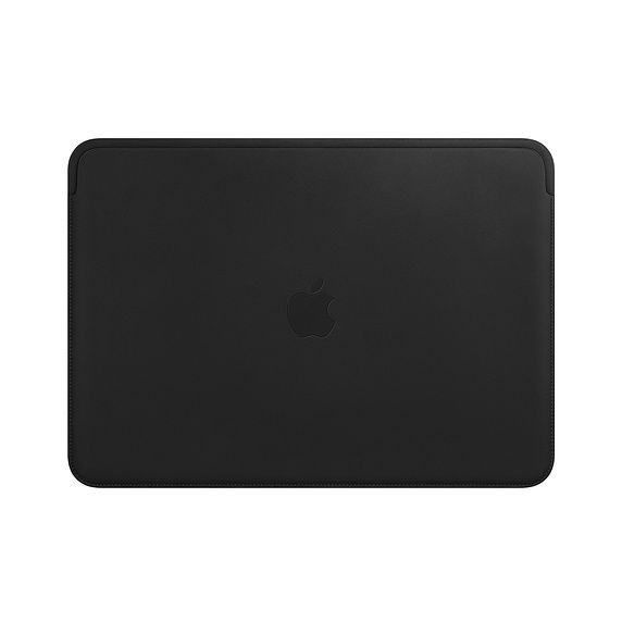 Чехол-карман для MacBook Pro 15" - Apple Leather Sleeve - Black (MTEJ2)