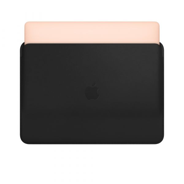 Чехол-карман для MacBook Air 13" и MacBook Pro 13" - Apple Leather Sleeve - Black (MTEH2)