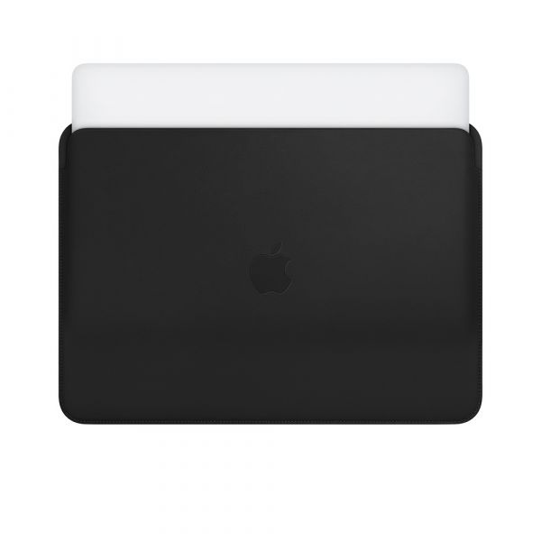 Чехол-карман для MacBook Air 13" и MacBook Pro 13" - Apple Leather Sleeve - Black (MTEH2)