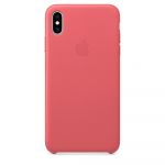 Чехол-накладка для iPhone Xs Max - Leather Case - Peony Pink (MTEX2)