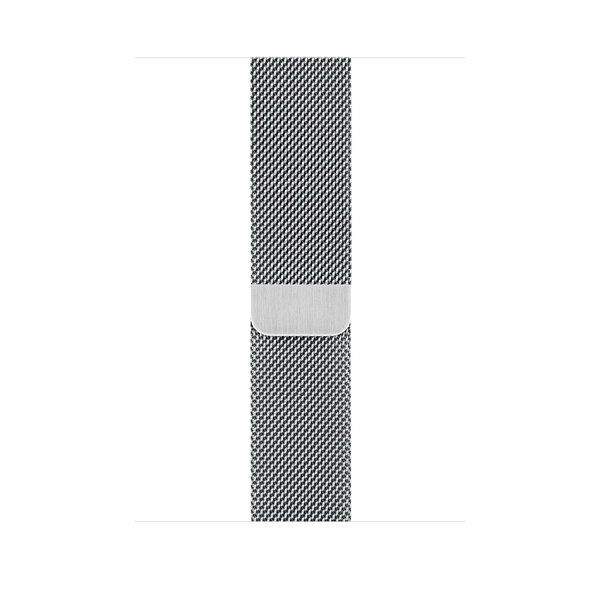 Ремешок Apple Watch 42/44 mm Milanese Loop Band 316L Silver OEM
