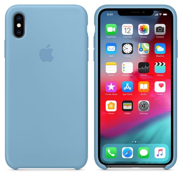 Чохол-накладка для iPhone Xs Max - Silicone Case - Cornflower (MW952)