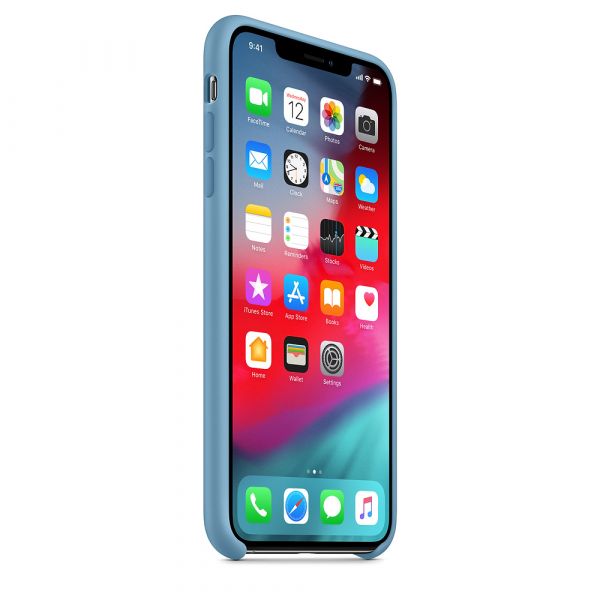 Чохол-накладка для iPhone Xs Max - Silicone Case - Cornflower (MW952)