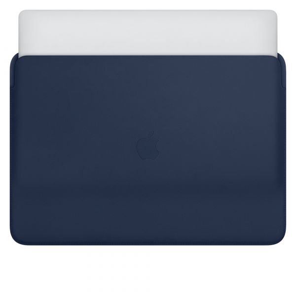 Чехол-карман для MacBook Pro 16" - Apple Leather Sleeve - Midnight Blue (MWVC2)