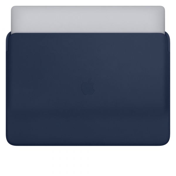 Чехол-карман для MacBook Pro 16" - Apple Leather Sleeve - Midnight Blue (MWVC2)
