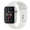 Apple Watch Series 5 LTE 44mm Silver Aluminum w. White b.- Silver Aluminum (MWVY2)