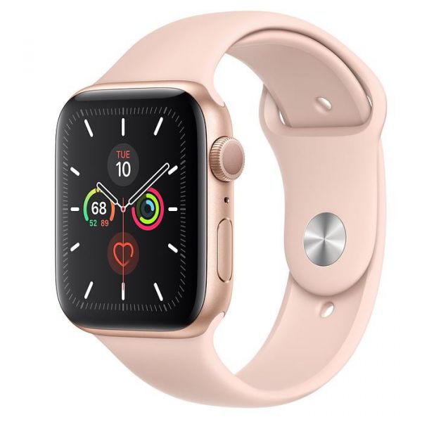 Apple Watch Series 5 LTE 44mm Gold Aluminum w. Pink Sand b.- Gold Aluminum (MWW02)