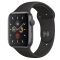 Apple Watch Series 5 LTE 44mm Space Gray Aluminum w. Black b.- Space Gray Aluminum (MWW12)