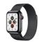 Apple Watch Series 5 LTE 40mm Space Black Steel w. Space Black Milanese Loop - Sp Bl Steel (MWWX2)