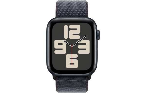 Apple Watch SE 2 LTE 44mm Midnight Aluminium Case w. Ink Sport Loop (MXG33/MXGN3)