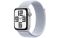 Apple Watch SE 2 GPS 44mm Silver Aluminium Case w. Blue Cloud Sport Loop (MXET3)