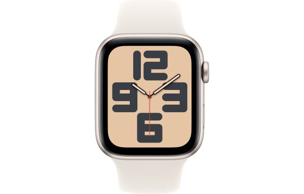 Apple Watch SE 2 GPS 40mm Starlight Aluminium Case w. Starlight Sport Band - M/L (MXEG3)