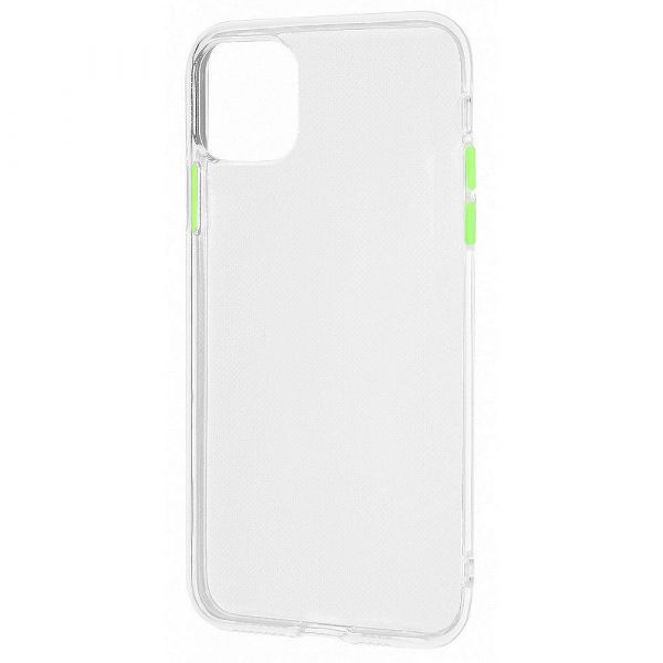 Чехол-накладка My Colors Сolored Buttons case iPhone 11 (green)