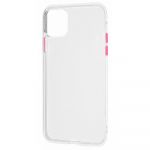 Чехол-накладка My Colors Сolored Buttons case iPhone 11 (pink)