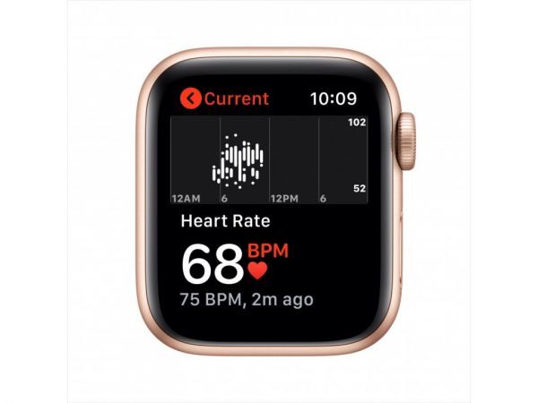 Apple Watch SE LTE  44mm Gold Aluminum Case with Pink Sand Sport Band (MYEP2)