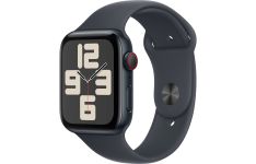 Apple Watch SE 2 LTE 44mm Midnight Aluminum Case with Midnight Sport Band - S/M (MXG13, MXGL3)