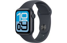 Apple Watch SE 3 GPS 40mm Midnight Alu. Case w. Midnight S. Band - M/L (MEHC4)