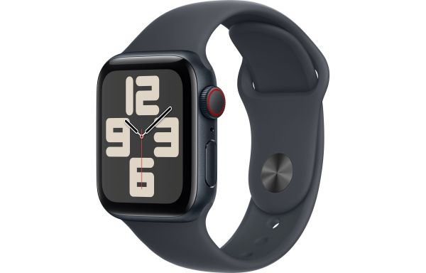 Apple Watch SE 2 LTE 40mm Midnight Alu. Case w. Midnight Sport Band - S/M (MXFR3/MXGC3)