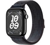 Apple Watch Series 10 GPS 46mm Jet Black Alu. Case w. BlackBlue Nike Sport Loop (MWX13+MYJD3)
