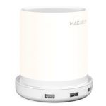 Настольная LED лампа Macally с 4-х USB зарядными портами LAMPCHARGE-EU