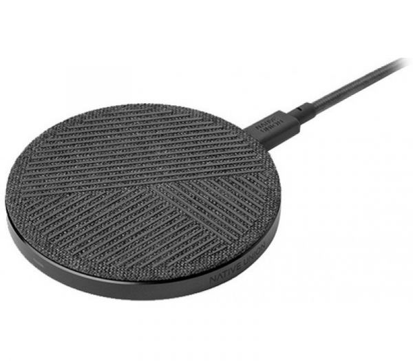 Беспроводное зарядное устройство Native Union Drop Wireless Charger Fabric Slate (DROP-GRY-FB)
