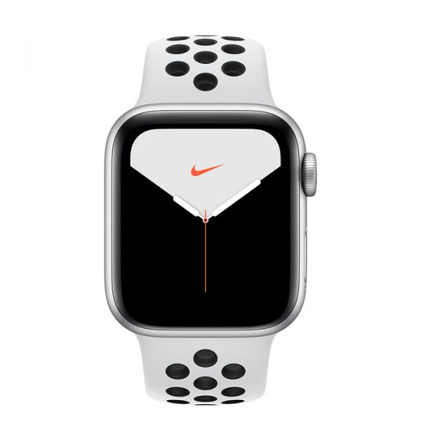 Apple Watch Nike Series 5 LTE 40mm Silver Aluminium w. Pure Platinum/Black Nike Sport Band (MX372)