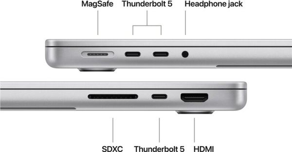 MacBook Pro 14" 2026 M5 Pro/15CPU/16GPU/48GB/1TB Silver (Z1MH0000Y)