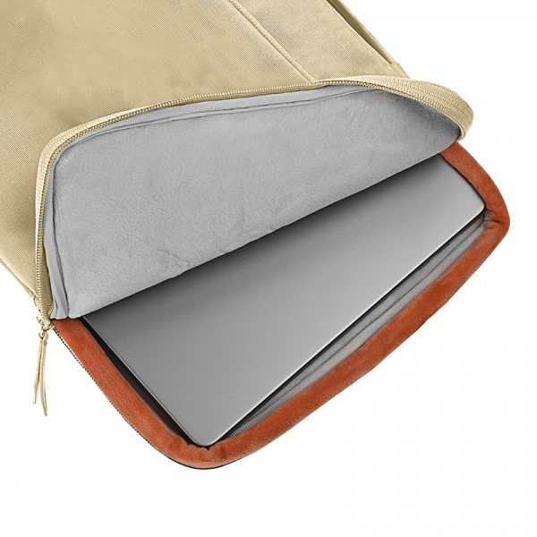 Чехол-сумка WIWU для MacBook 14" Ora Laptop Sleeve Series (Beige)
