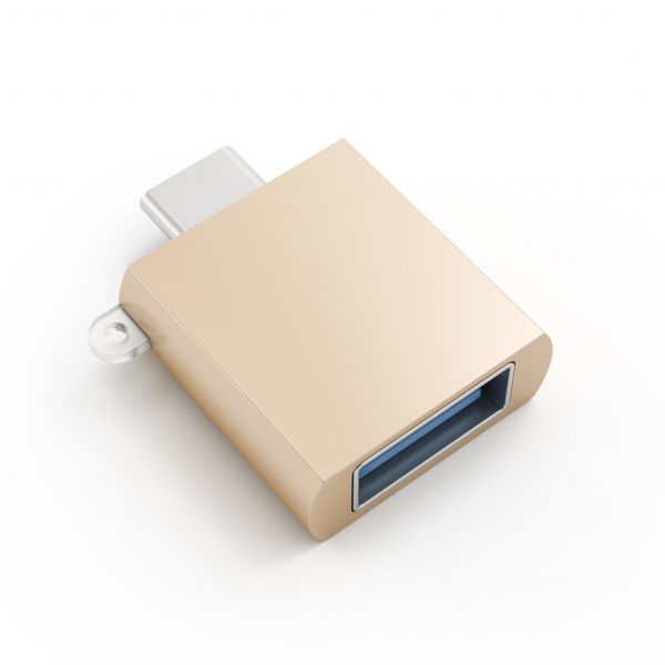 Переходник Satechi Type-C USB Adapter Gold (ST-TCUAG)
