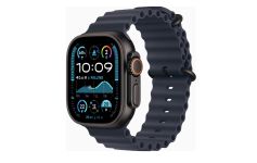Apple Watch Ultra 2 LTE 49mm Black Titanium Case w. Navy Ocean Band (MYTC3+MYPA3)