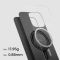 Pitaka Ultra-Slim Case Twill 600D for iPhone 16 Pro Max - Black/Grey (KI1601PMA)