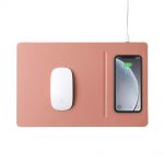 Коврик для мыши POUT HANDS 3 PRO Fast Wireless Charging Mouse Pad - Rose Beige (POUT-01101RB)