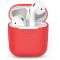 Чехол Airpods Silicon case+straps green (in box) CASE_AIRPODS_RED