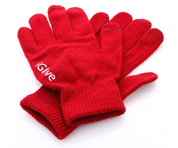 Перчатки для сенсорных экранов Touch iGlove - Red