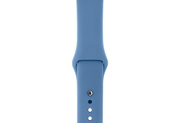 Ремешок Apple Watch 38/40mm Sport Band (S/M & M/L) Denim Blue OEM
