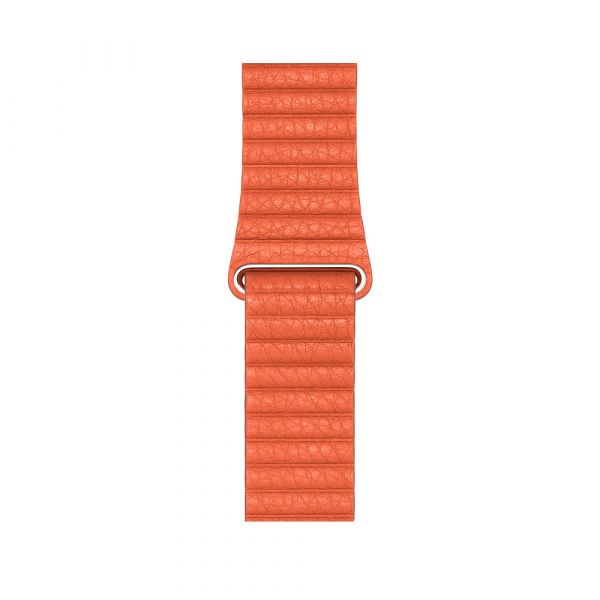 Ремешок Apple Watch 40/38mm Leather Loop Orange OEM