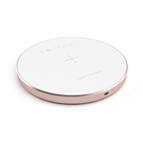 Беспроводная зарядное устройство Satechi Wireless Charging Pad Rose Gold (ST-WCPR)