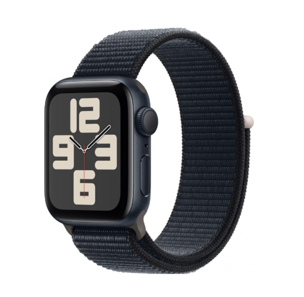 Apple Watch SE 2 GPS 40mm Midnight Aluminium Case with Midnight Sport Loop (MRE03)