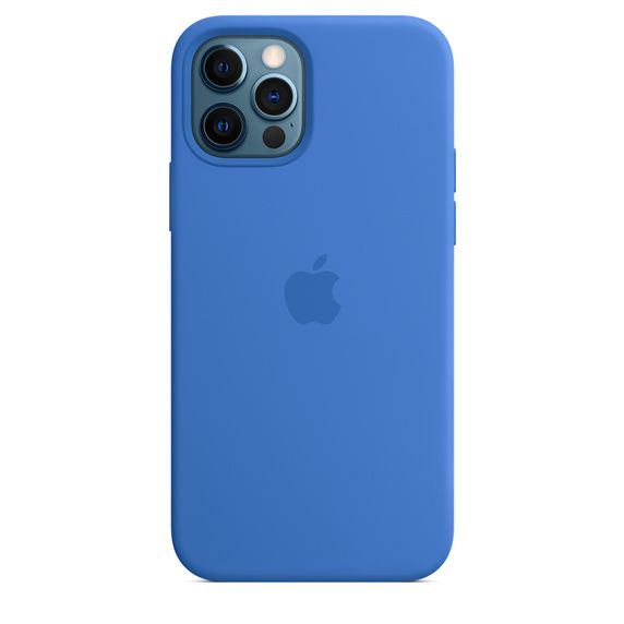 Чохол-накладка для iPhone 12 Pro - Silicone Case OEM - Capri Blue