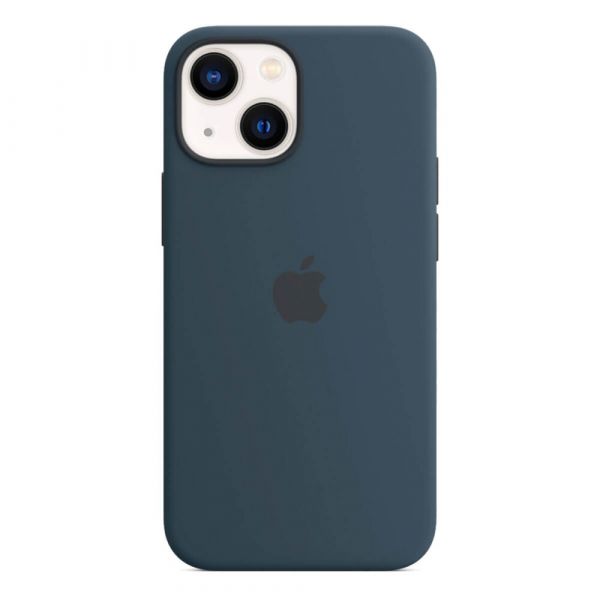 Чохол-накладка для iPhone 13 mini - Silicone Case - Abyss Blue OEM