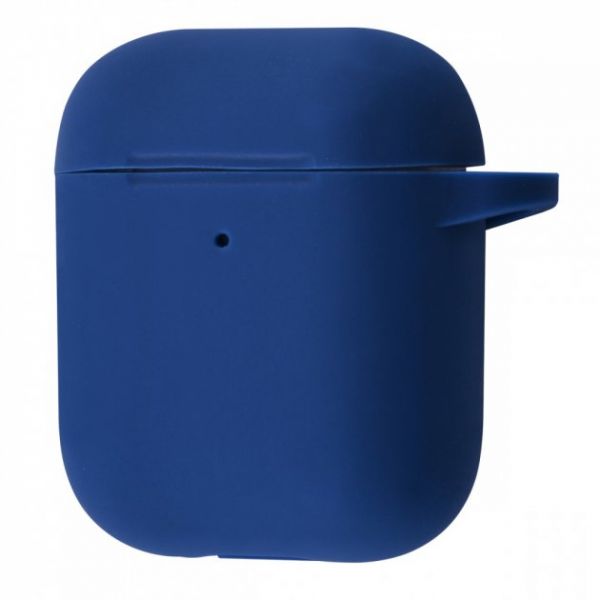 Чехол Silicone Case New for AirPods 1/2 (blue cobalt)