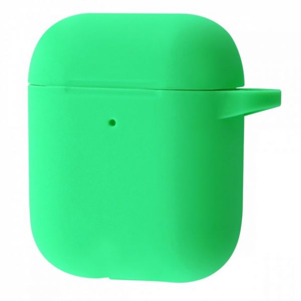 Чехол Silicone Case New for AirPods 1/2 (green)